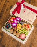 Fruit & Bark (Style D) - Signature Wooden Fruit Gift Box (Klang Valley Delivery)