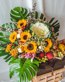 Regalia - Luxury Fruit Basket with Godiva Chocolate (XXL Size) (Klang Valley Delivery)