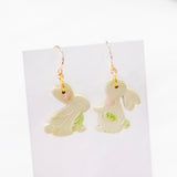 Spring Bunny #4 Handmade Polymer Clay Earring | (Nationwide Delivery)