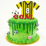 Football Goal Cake