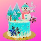 Frosty The Snowman Cake Christmas | Klang Valley Delivery