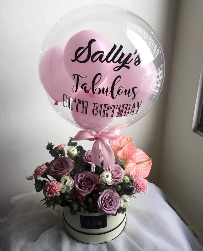 Balloon flowerbox