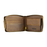 RFID Blocking Leather Full Zip Wallet (Nationwide Delivery)