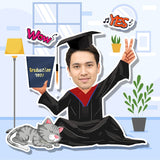 I’m Graduated 3d Cute Cartoon Photo Frame Customise Gift Idea (Nationwide Delivery)