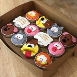 Cartoon Theme 12pcs Cupcake (Kota Kinabalu Delivery Only)