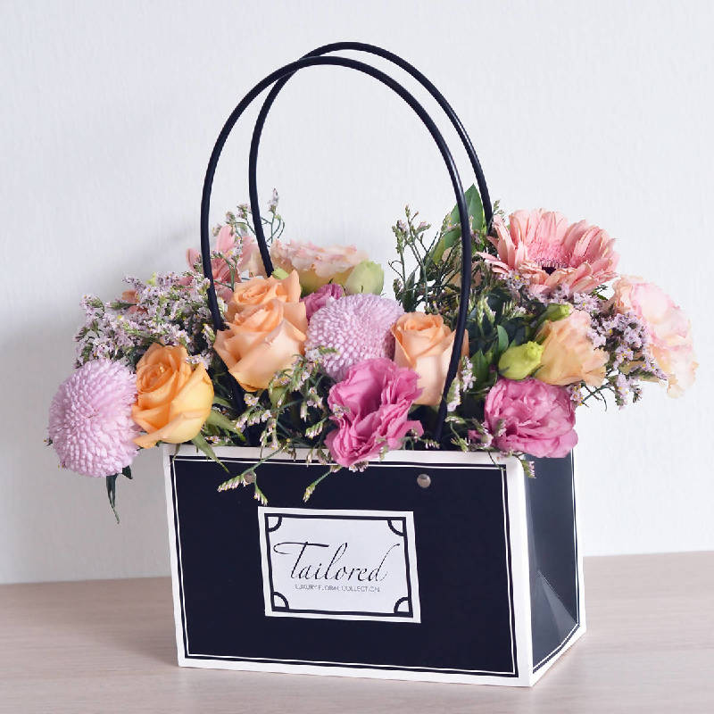 Flower discount box bag