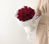 Red Roses In Round (Klang Valley Delivery)