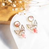 Enchanted Pink Butterfly Handmade Earring (Nationwide Delivery) - CNY Hampers & Gifts 2025