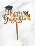 Happy Graduation Acrylic Cake Topper 1001