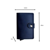 Personalised RFID Blocking Men Wallet Card Holder & Customised Name Acrylic Keychain Gift Set (Klang Valley Delivery)