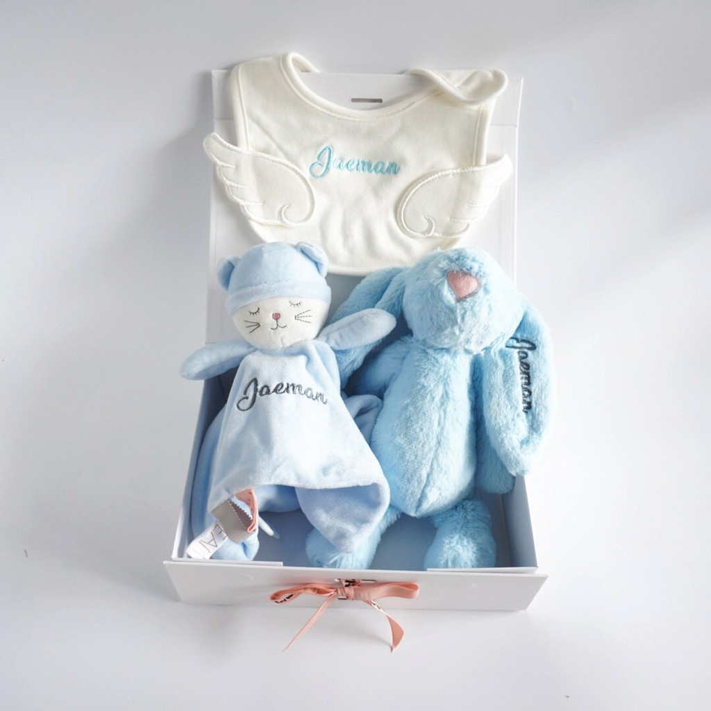Personalized Baby Boy Gift Set 01