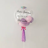 24" Single Bubble Balloon (Pink & Purple)