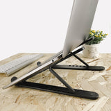 Height Adjustable Laptop Stand (Black) (Nationwide Delivery)