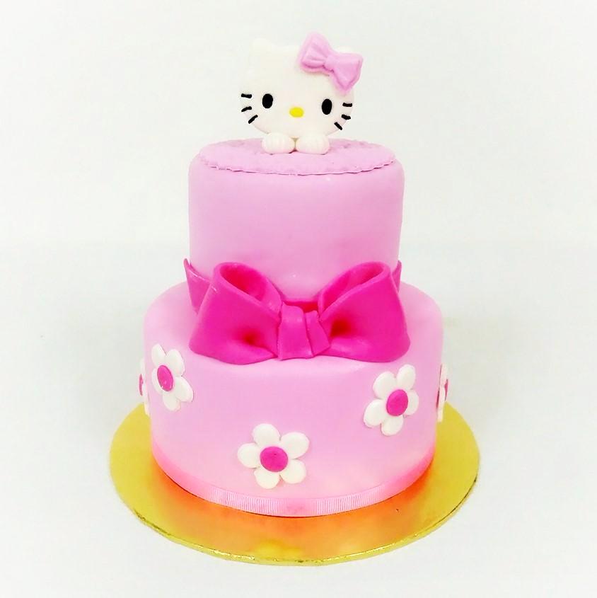 Kitty Cartoon Inspired Designer A Cake