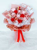 Red & Pink Soap Rose Bouquet