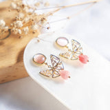 Enchanted Pink Butterfly Handmade Earring (Nationwide Delivery) - CNY Hampers & Gifts 2025