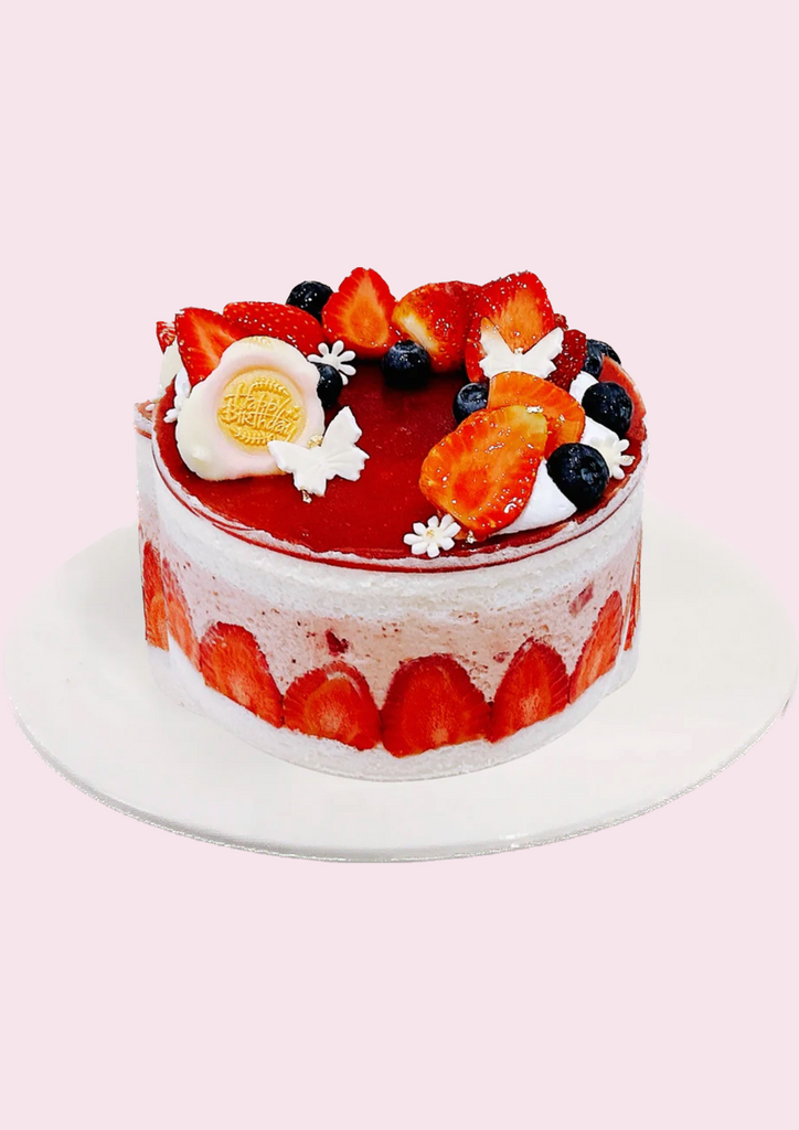 Angel Pink Cake 6 inch (Johor Bahru Delivery Only) Giftr Malaysia's
