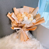 9 Stalks Soap Flower Bouquet (Johor Bahru Delivery)