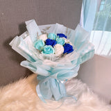 9 Stalks Soap Flower Bouquet (Johor Bahru Delivery)