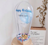 Hot Air Balloon with Ferrero Rocher Chocolate & Flower