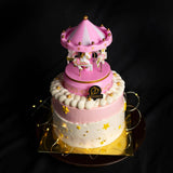 Carousel Design Cake (Pink)