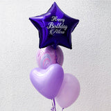 18inch Star Purple Bouquet