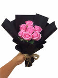 Pink Soap Rose Flower Bouquet