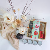 Mid-Autumn Festival Mooncake 2020 Gift Set + Preserved Flower Tabletop Arrangement