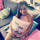 Happy Girls Cushion by ATD (Pre-order 2 to 4 weeks)