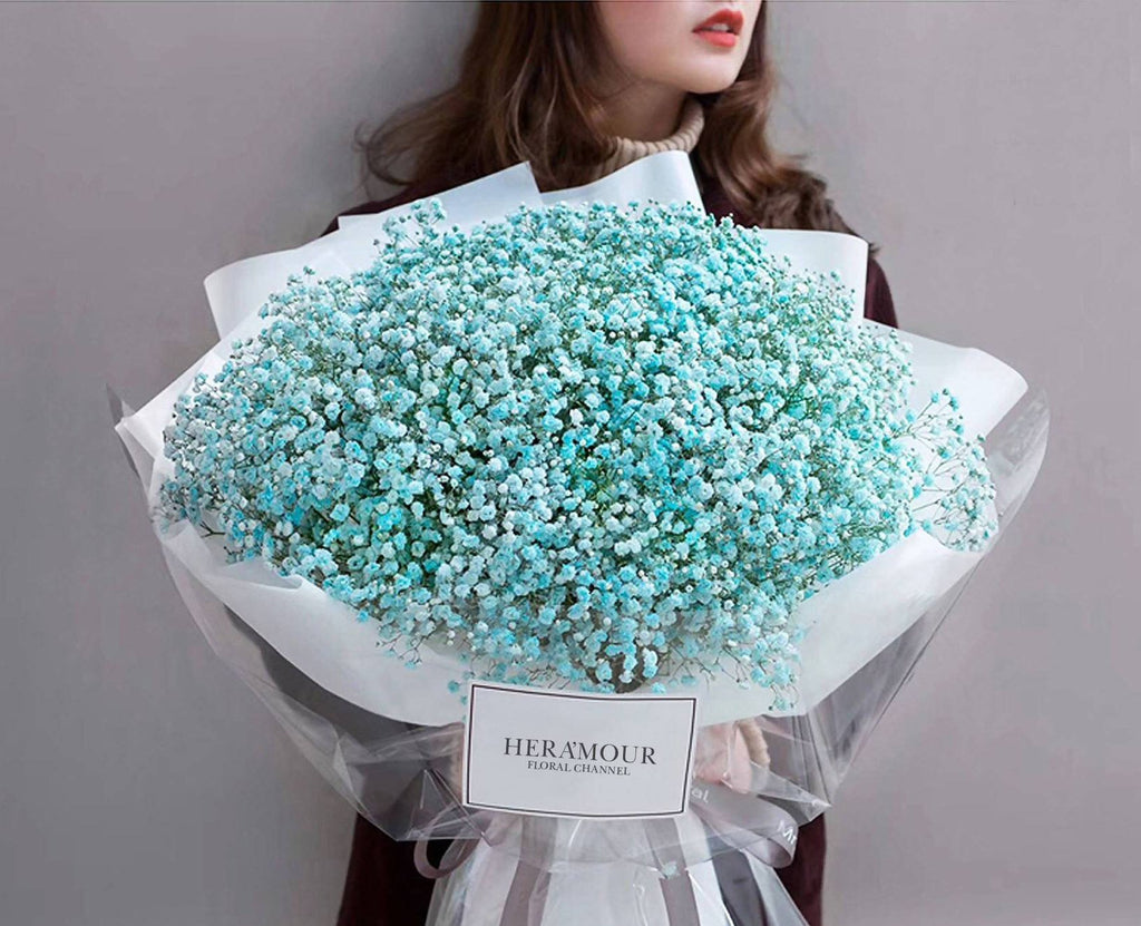 Majestic Tiffany Blue Baby Breath’s Bouquet II