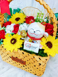 Fortune Cat Soap Flower Grand Opening With Basket (Klang Valley Delivery)
