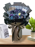 Galaxy Black Soap Rose Bouquet Artificial Flower (Klang Valley Delivery)