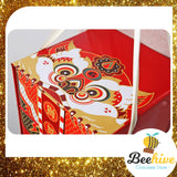 CNY 2024 Lion Dance Premium Drawer Chinese New Year Snack Cake & Fortune Cookies Gift Box (West Malaysia Delivery)