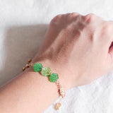 CNY 2024 RuYi Dragon Green Gold Bracelet (Nationwide Delivery)