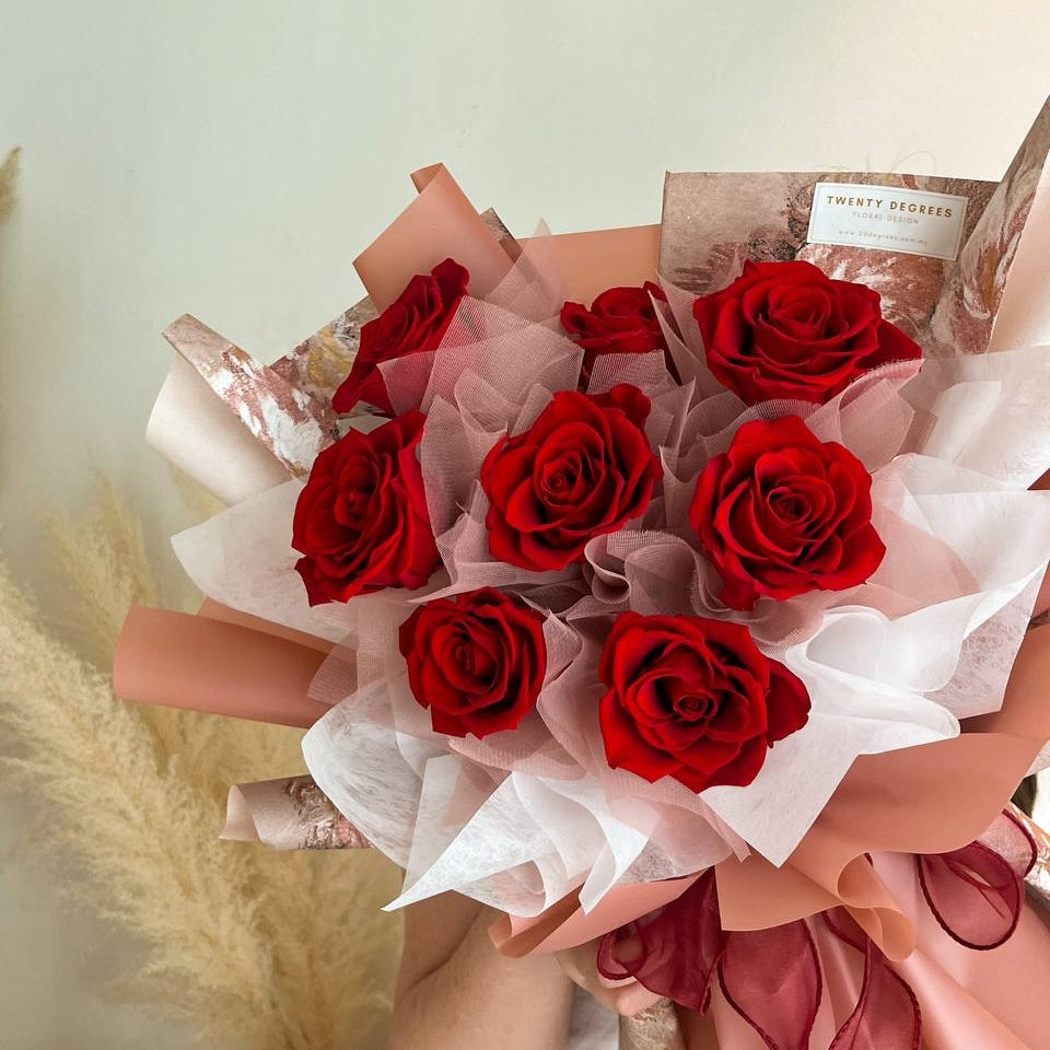Mariana Preserved Flower Bouquet (Klang Valley Delivery) Giftr