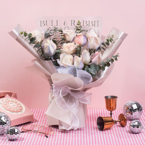 Love In a Mist Bouquet (Fresh Flower) - (Klang Valley Delivery)