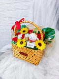 Fortune Cat Soap Flower Grand Opening With Basket (Klang Valley Delivery)