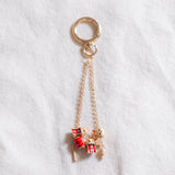 CNY2024 Good Luck Dragons Long Chain Bag Charm Keychain  (Nationwide Delivery)