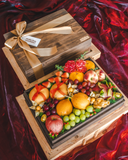 Fruit & Bark (CNY Edition Style D) - Signature Wooden Fruit Gift Box (XL Size) | Chinese New Year 2024 (Klang Valley Delivery)