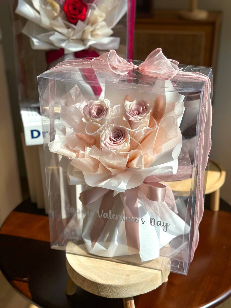 Nori Pink Preserved Flower Box (Klang Valley Delivery Only) | Giftr ...