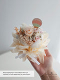 Scentales Floating Balloon Hearts Dried & Preserved Flower Petite Bouquet (Klang Valley Delivery)