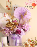 Chinese New Year Hampers & Flowers Ladies Set B - 月下花前 (Kuching Delivery)