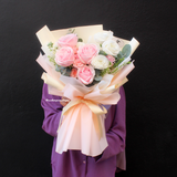 Arcadia in Pink Rose Flower Bouquet (Klang Valley Delivery)