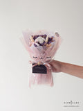 Scentales Hunny The Bunny Dried Flower Bouquet (Johor Bahru Delivery)