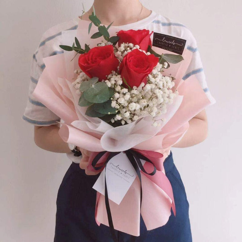 V2023 I Love You Bouquet ( Fresh Flower ) (Johor Bahru Delivery