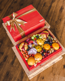 Fruit & Bark (CNY Edition Style E) - Signature Wooden Fruit Gift Box (XL Size) | Chinese New Year 2024 (Klang Valley Delivery)