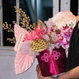 Chinese New Year Hampers & Flowers Ladies Set C - 沉魚落雁 (Kuching Delivery)