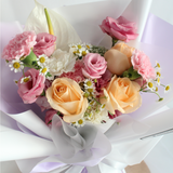 Medley Roses Flower Bouquet (Klang Valley Delivery)