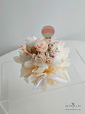 Scentales Floating Balloon Hearts Dried & Preserved Flower Petite Bouquet (Klang Valley Delivery)
