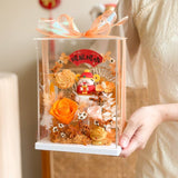 Blessing Year Preserved Flower Box (Preserved Flower) | (Klang Valley Delivery)